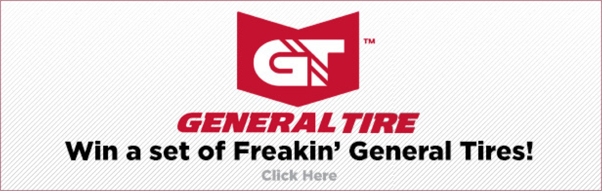 SpeedFreaks - General Tire - Giveaway Banner