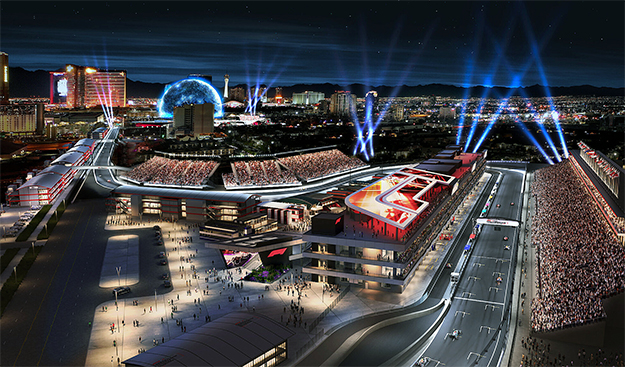 2023 Las Vegas F1 Render