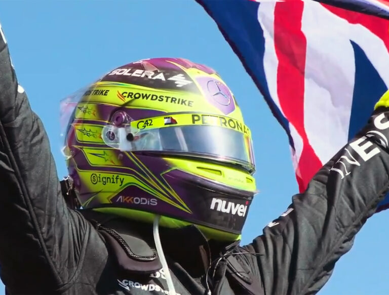 Lewis Celebrates At Silverstone Lewis Celebrates At Silverstone